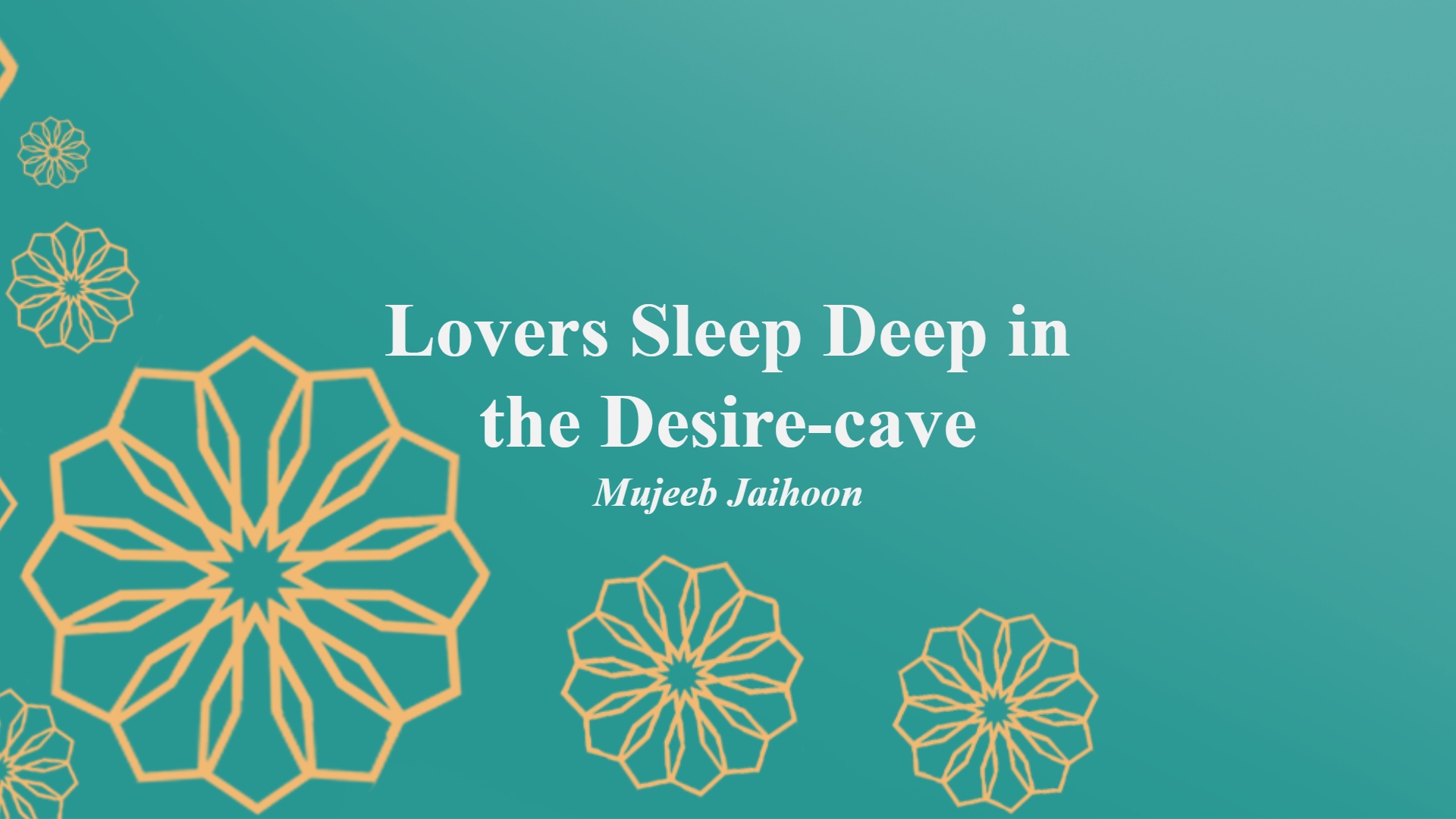 Lovers Sleep Deep in the Desire-cave